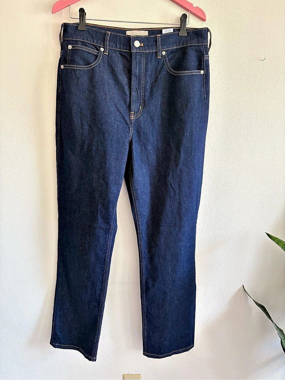 Everlane The Way High Slim Jean Organic Cotton Jeans in Blue